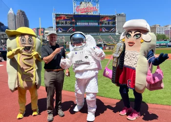 Center Director and Eva the Astronaut Join the Guardians Game: Bridging Space Exploration and Community Engagement