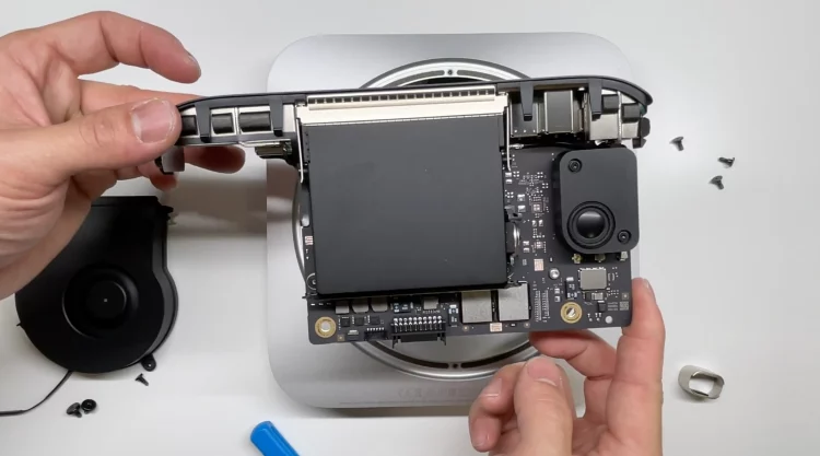 Dissecting the New Mac Mini: Compact yet Powerful Cooling and User-Replaceable Storage